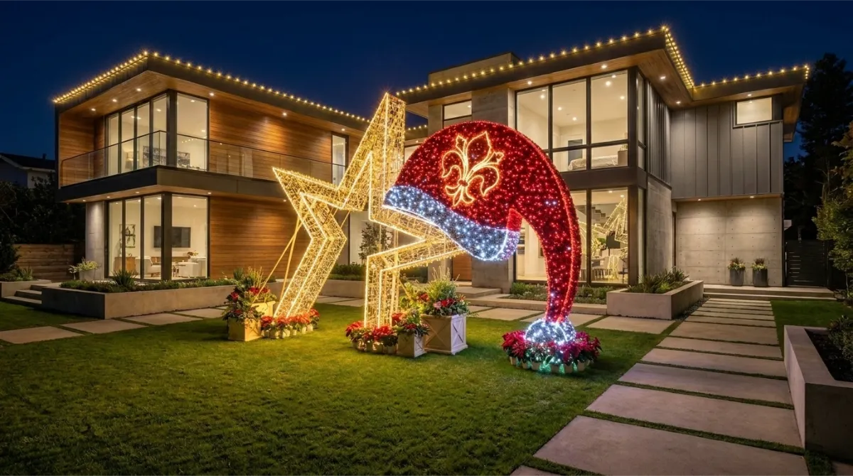 Decoração natalina para condomínio comercial, Forma & Luz São Paulo